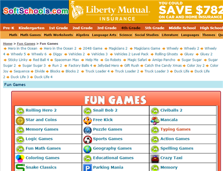 softschool games